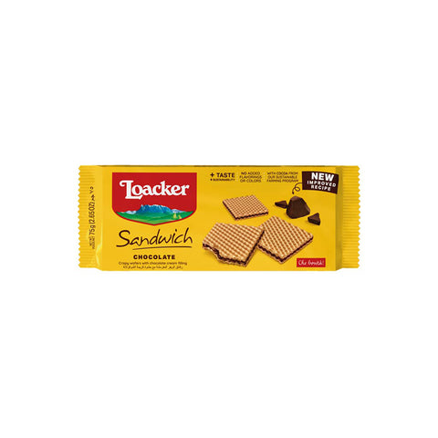 Loacker Sandwich chocolate Würfel schoko kekse Waffeln riegel 75 g italienisch Original