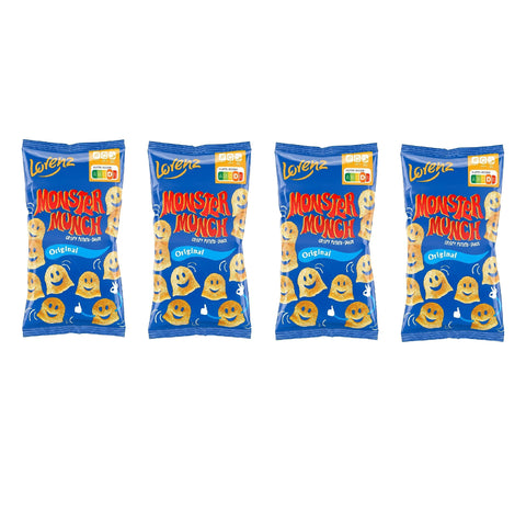 Lorenz Chips 4x MHD 22/04/2026 Lorenz Monster Munch Kartoffelsnack mit feiner Würzung  75g 4018077632006