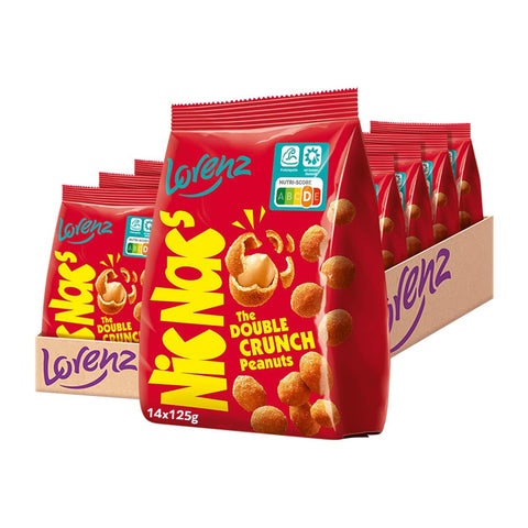 Lorenz Snack World NicNac's Original italienisch, 14er Pack (14 x 125 g) italienisch
