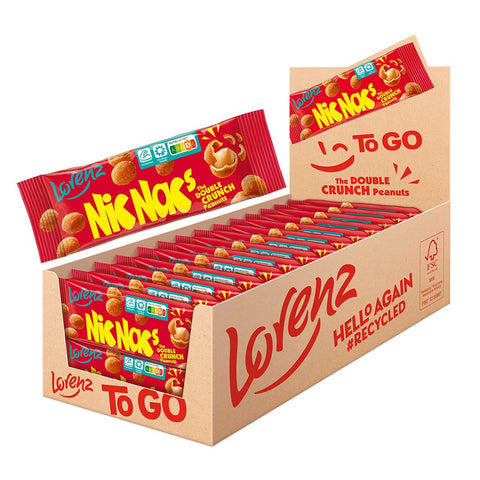 Lorenz Snack World NicNac's Riegel, 24er Pack (24 x 40 g) Original italienisch