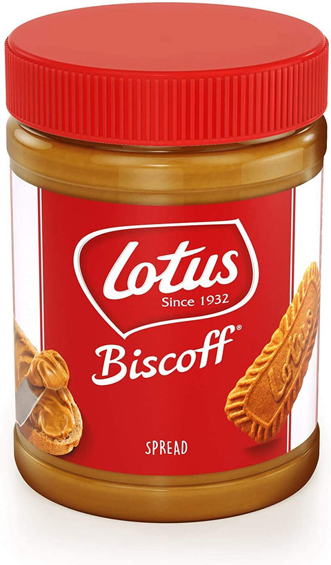 Lotus Schokoladenaufstrich Lotus Biscoff Crema spalmabile Streichcreme auf Basis von Biscoff Cookies 400g 5410126006957