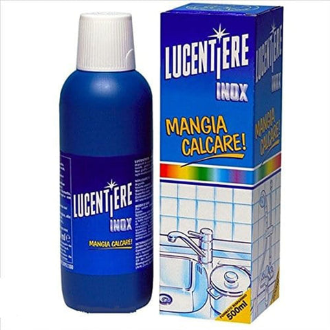 Lucentiere Küchenreiniger Lucentiere Inox essen beseitigen Kalkstein Edelstahl Stahloberflächen 500 ml 6x italienisch Original 8003640007509
