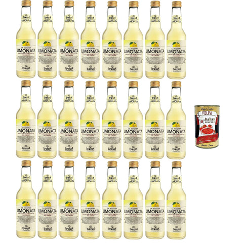 Lurisia | LIMONATA con estratto delle tre fioriture del limone LIMONADE mit Extrakt der drei Zitronenblüten | 24 x 275 ml italienisch Original