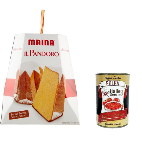 Maina Brot & Backwaren Maina Il Pandoro Classico Buono Soffice Der klassische Pandoro gut weich 1kg italienisch Original 8032804040014