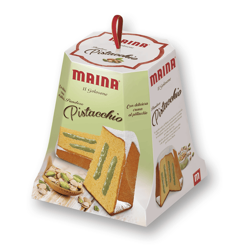 Maina Brot & Backwaren Maina Pandoro il Golosone Pistacchio Pandoro mit Pistaziengeschmack 750 g