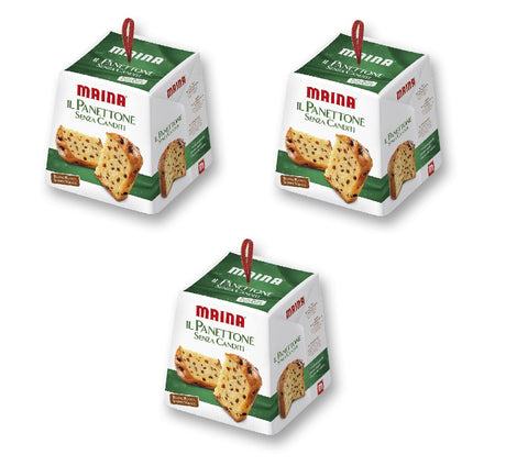 Maina Brot & Backwaren Maina Panettone Senza Canditi Panettone ohne kandierte Früchte 3x 750 g