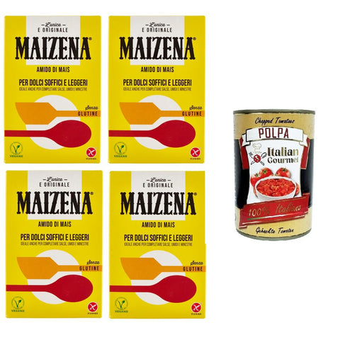 Maizena Amido di Mais Maisstärke für weiche und leichte Desserts 4x250g Original italienisch Zutat