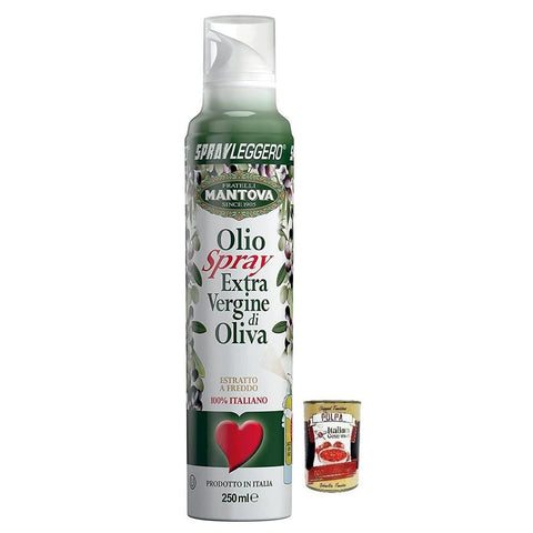 Mantova Fratelli Extra Natives Olivenöl Spray,100% Italienisches Sprühöl 200 ml Öl, Essig & Dressings italienisch Original