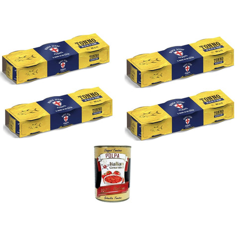 Marca Scudo Relishes Marca Scudo Tonno in olio di semi Thunfisch in Samenöl 12x 80 gr (3x80 gr) Relishes italienisch Original 8032804040014