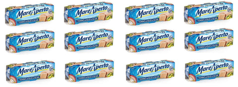 Mare Aperto Fleisch, Geflügel & Wild 12x Mare Aperto Tonno all'olio di oliva Thunfisch in Olivenöl Thunfisch konserven wilder Thunfisch (3x70g) 8055320190216