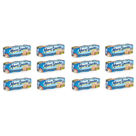 Mare Aperto Tonno all'olio di oliva Thunfisch in Olivenöl Thunfisch konserven wilder Thunfisch (3x70g) 12x Original italienisch