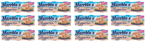 Mareblu Tonno Leggero Thunfisch mit etwas Olivenöl 60% Fett Thunfisch konserven ( 3 x 60g italienisch Original