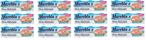 Mareblu Vero Naturale Tonno al Naturale natürlicher Thunfisch ( Thunfisch konserven 3 x 60g italienisch Original