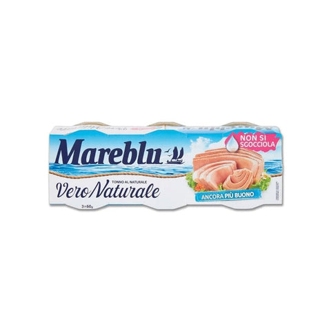 Mareblu Vero Naturale Tonno al Naturale natürlicher Thunfisch ( ) Thunfisch konserven 3x60 g italienisch Original