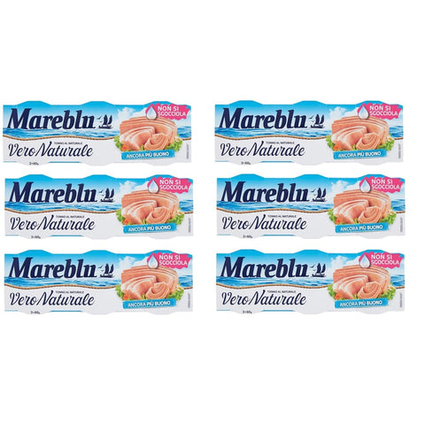Mareblu Thunfisch Mareblu Vero Naturale Tonno al Naturale natürlicher Thunfisch ( Thunfisch konserven 3 x 60g italienisch Original 8054729871504