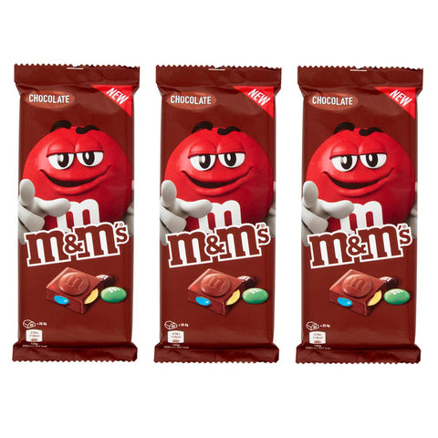 M&M's Chocolate Tafel Milchschokolade mit mini m&m's 3x165g Original italienisch Getränk