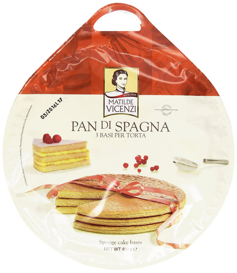 Matilde Vicenzi Il Pan Di Spagna 3 Basi 400 g Biscuitkuchen italienisch Original