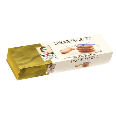 Matilde Vicenzi Vicenzi Lingue Di Gatto Katzenzungen 100 g Kekse italienisch Original