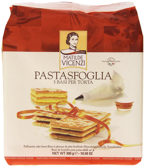 Matilde Vicenzi La Pastasfoglia 3 Basi Per Torta - 300g Original italienisch