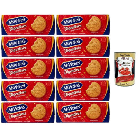 Mc Vitie's Brot & Backwaren Mc Vitie's Mc-Vitie's Digestive The Original italienisch Weizenkekse 10x 400gr italienisch inkl. Italian Gourmet Polpa 400g 5000396017588