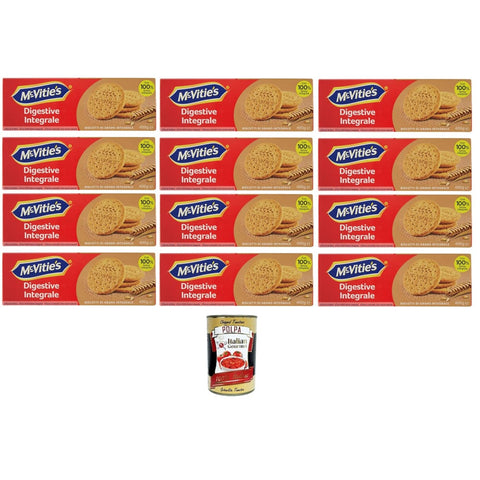 Mc Vitie's Kekse Mc Vitie's Mc Vitie's Biscotti digestive integrale Vollkorn Verdauungskekse 12x400 gr italienisch Original 5000396025026
