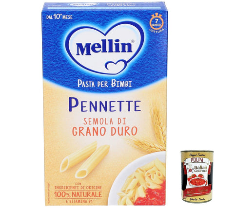 Mellin Nudeln & Pasta 6x Mellin Pennette Pasta , 280g + Italian Gourmet polpa 400g 8017619401182