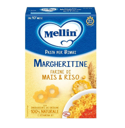 Mellin pasta Mellin Margheritine Farine di Mais & Riso  Nudeln für Kinder 280 g 8017619401236