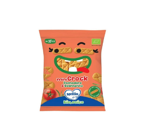 Mellin Snacks Mellin Minicrock Pomodoro E Rosmarino Snack auf Tomaten- und Rosmarinbasis 5x30gr