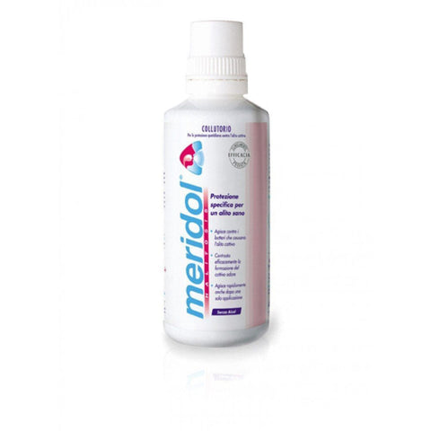 Meridol Mundwasser Per L' Igiene Orale Privo Di Alcool 400 Ml Mundwasser, -sprays & -spülungen italienisch Original