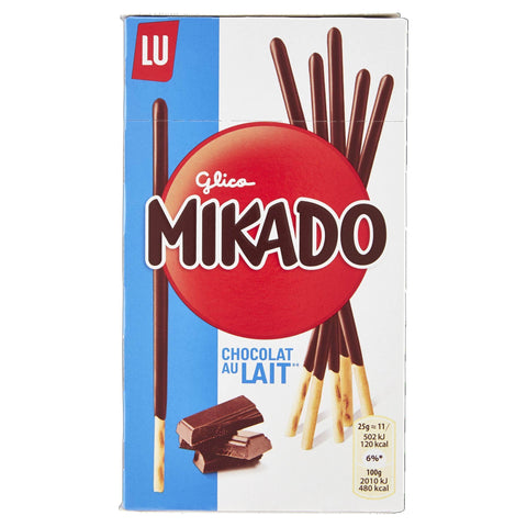 Mikado Riegel 12x Mikado Keks-Stick mit Schokolade überzogen 75g Milchschokolade 3017760686792