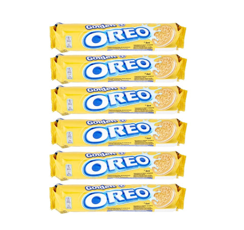 Milka Desserts 6x MHD 30/04/2026 Milka Oreo Golden Kekse mit Vanillecremefüllung Ihr Oreo in weißer Version 154 g Italienisch Original 7622210584519