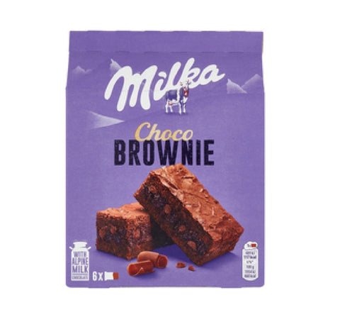 Milka Kekse 6x Milka Choco Brownie Milchschokoladen-Snack 150g (6x25g) 7622210635396
