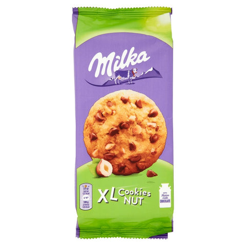 Milka Kekse Milka XL Cookies Nut Kekse mit Haselnüssen 184gr 7622300786700