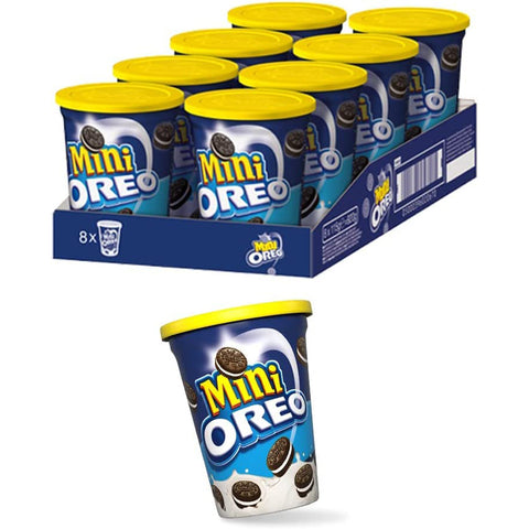 Oreo Mini, kleine Kekse mit Vanillecreme 8x115g Original italienisch