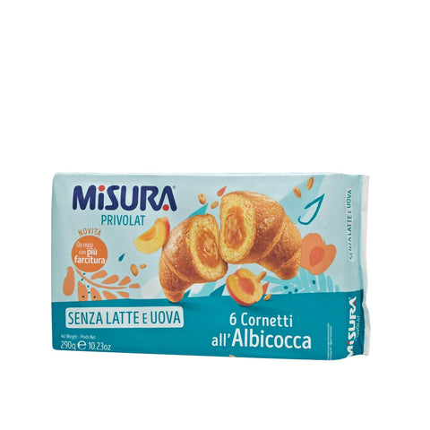 Misura Privolat Cornetti Aprikosen 6 Gramm X 290 Süßen Snacks Made In Italy 1 Stk Original italienisch Feinkost
