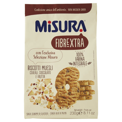 Misura Fibraextra kekse Müsli und Schokolade 230 g biscuits cookies brioche italienisch Original