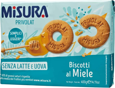 Misura Privolat kekse mit Honig ohne Milch & Eier 400 g biscuits cookies italienisch Original