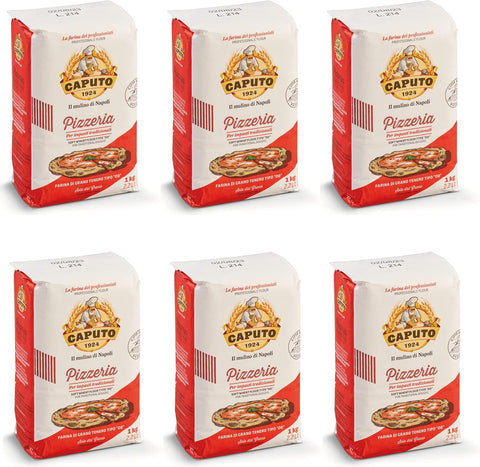 Molino Caputo Farina Pizzeria von Pizza Napoli Pizzamehl, 1 kg 6 x Original italienisch