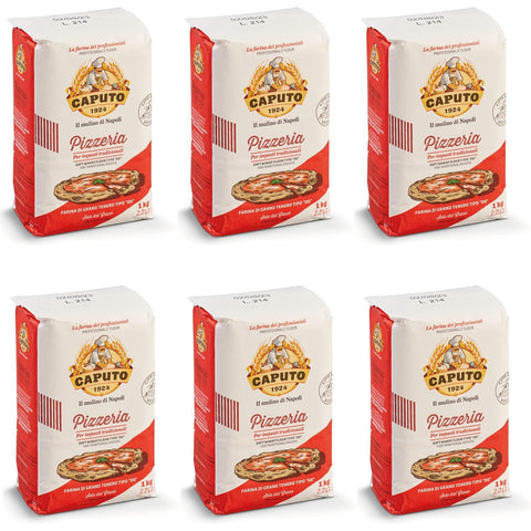 Molino Caputo Farina Pizzeria von Pizza Napoli Pizzamehl, 1 kg 6 x Original italienisch