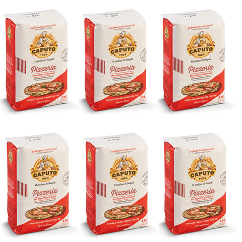 Molino Caputo Farina Pizzeria per Pizza Napoli Pizzamehl Pizza Mehl 6x1kg Original italienisch Zutat