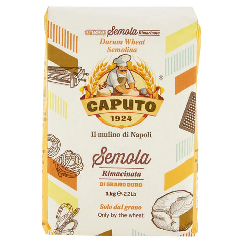 MOLINO CAPUTO Antico Mühle Caputo Semola Hartkorn Rimacinata 10 Pack 1 Stk Original italienisch Zutat