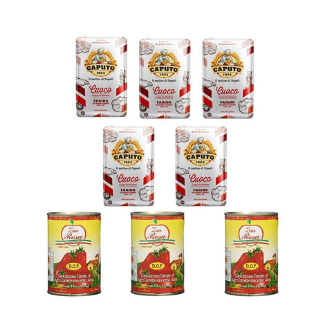 Caputo Testpaket Cuoco Pizzamehl Mehl 5x1kg Original italienisch Zutat