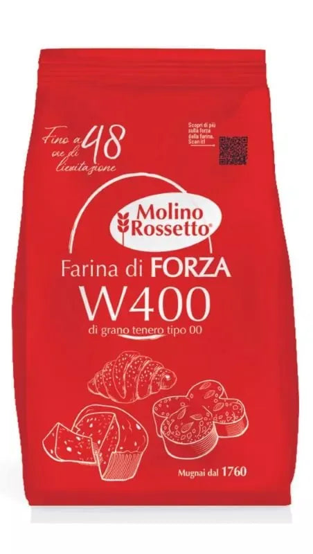 Molino Rossetto Koch- & Backzutaten Molino Rossetto Farina di Forza W400 di grano tenero tipo 00  1 kg Weichweizenmehl Typ 00 8018211903364