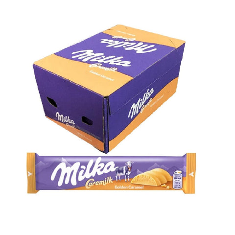 Mondalez Schokoladenriegel Milka Caramilk Golden Caramel box 36pz