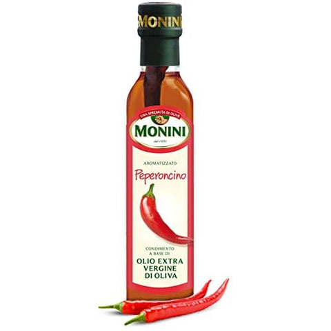 Monini EXTRA NATIVES OLIVENÖL MIT CHILI Von Monini Gourmet Spezialitäten 250 ml italienisch Original