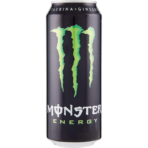 Monster Energy Green Drink Energiegetränk mit Taurin Ginseng Vitamin B alkoholfreies Getränk Sportgetränke 48x500ml Original italienisch