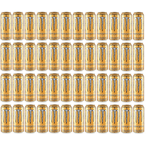Monster Energy Zero Ultra Gold Pineapple Energy Drink Null Zucker Energiegetränk mit Ananas Geschmack 500 ml italienisch Original
