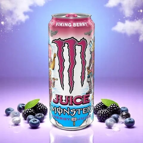 Monster Energy Drinks Monster Energy Juice Viking Berry 24x 500ml 5056784917770