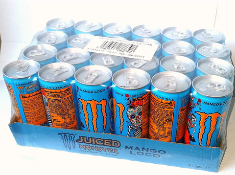 Monster Energydrink Mango Loco, 24 x 250 ml Original italienisch
