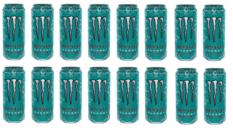 Monster Energy Drink Ultra Fiesta Zero Zuccheri Energiegetränk mit Mango-Geschmack alkoholfreies Getränk Null Zucker 500 ml 24x italienisch Original
